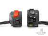 Universal Black ABS Motorcycle Control Switch Set Combo - Fits 22mm Bars