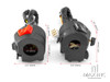 Universal Black ABS Motorcycle Control Switch Set Combo - Fits 22mm Bars