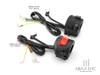 Universal Black ABS Motorcycle Control Switch Set Combo - Fits 22mm Bars
