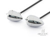 Chrome Alloy Classic LED Turn Signals / Indicators With Bezel