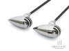 Chrome Alloy Custom Bird Cage Turn Signals / Indicators