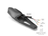 Universal Supermoto Rear Fender LED Stop / Tail Light - Red Lens