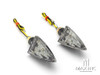 Black Universal LED Spear Head Turn Signals / Indicators - Emarked