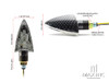 Carbon Universal LED Spear Head Turn Signals / Indicators - Emarked