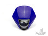 Blue Universal Stealth Supermoto LED Headlight Mask - 20w