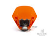 Orange Universal Stealth Supermoto LED Headlight Mask - 20w