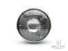 7.7" Chrome Shorty Metal Headlight - 12v / 55w Sealed Beam
