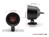 Matte Black Bell Design CNC Machined Billet Stop / Tail Light + Grill