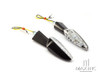 Black Benelli Style LED Turn Signals / Indicators - Emarked