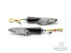 Black Benelli Style LED Turn Signals / Indicators - Emarked