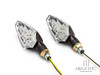 Black Full Size LED Turn Signals / Indicators - Emarked