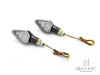  Black Mini LED Turn Signals / Indicators - Emarked