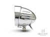 5" Chrome Metal Bottom Mount Custom Headlight - 55w