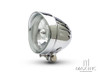5" Chrome Metal Bottom Mount Custom Headlight - 55w