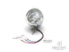 5" Chrome Metal Bottom Mount Custom Headlight - 55w