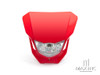Red Universal Supermoto Headlight Mask - 12v/35w