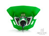 Green Universal Supermoto Headlight Mask - 12v/35w