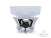 White Beasty Universal Supermoto Headlight Mask - 12v/35w