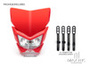Red Beasty Universal Supermoto Headlight Mask - 12v/35w
