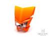 Orange Beasty Universal Supermoto Headlight Mask - 12v/35w