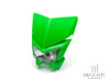 Green Beasty Universal Supermoto Headlight Mask - 12v/35w