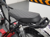 Black Diamond Stitch Universal Scrambler Motorcycle Seat