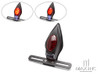 Matte Black Alloy Tombstone LED Stop / Tail Light