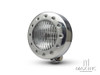 5" Polished Alloy Drilled Bezel Vintage Style Headlight - 12v / 35w