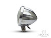 4.75" Polished Alloy Bobber Style Headlight - 12v / 35w