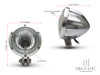 4.75" Polished Alloy Bobber Style Headlight - 12v / 35w