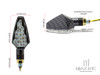 Carbon Pattern Full Size LED Turn Signals / Indicators - Emarked