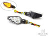 Carbon Pattern Full Size LED Turn Signals / Indicators - Emarked