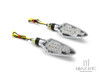 Chrome Full Size Spear Head LED Turn Signals / Indicators - Emarked