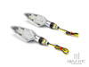 Chrome Full Size Spear Head LED Turn Signals / Indicators - Emarked