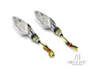Chrome Full Size Spear Head LED Turn Signals / Indicators - Emarked