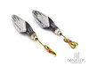 Carbon Pattern Full Size Spear Head LED Turn Signals / Indicators - Emarked