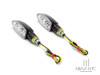 Black Super Bright Dual LED Turn Signals / Indicators - Emarked