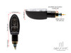 Black Super Bright Dual LED Turn Signals / Indicators - Emarked