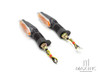 Black Sport Bike LED Turn Signals / Indicators 