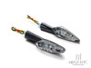 Carbon Pattern Full Size Benelli Style LED Turn Signals / Indicators - Emarked