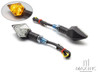 Black Diamond Shape Mini LED Turn Signals / Indicators - Emarked