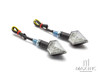 Black Diamond Shape Mini LED Turn Signals / Indicators - Emarked