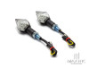 Black Diamond Shape Mini LED Turn Signals / Indicators - Emarked