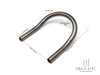 Universal DIY 175mm Upswept Raw Steel Rear Tail Seat Hoop