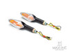 Black Amber Inner Lens LED Turn Signals / Indicators - Emarked