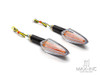 Black Amber Inner Lens LED Turn Signals / Indicators - Emarked