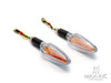 Chrome Amber Inner Lens LED Turn Signals / Indicators - Emarked