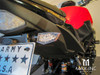 Carbon Pattern Orange Tip LED Turn Signals / Indicators - Emarked