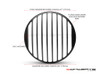 Classic Vent Design 7" Black + Contrast Cut CNC Aluminum Headlight Guard Cover