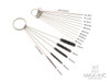 15 Piece DIY Carburetor / Bolt Hole Needle & Brush Cleaning Set